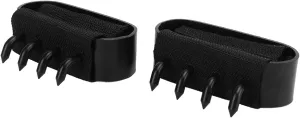 1 Pair 4 Toothed Crampon Hooks, Classic Tree Climbing Hand Claw, Adjustable Black Climber Spiked Wristband, Suitable For Trees, Wall, Rock Climbing