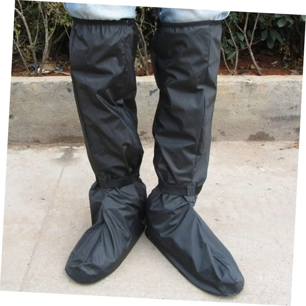 1 pair Reusable Shoe Covers Wear Resistant Thickened Rainproof Overshoes Running Work Contractors Keep Floors Carpets Clean