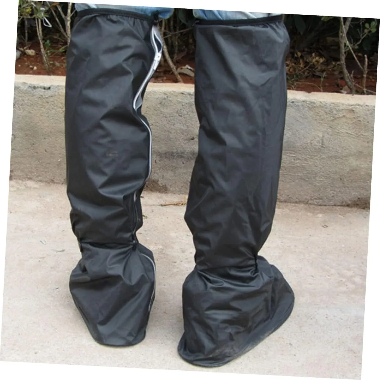 1 pair Reusable Shoe Covers Wear Resistant Thickened Rainproof Overshoes Running Work Contractors Keep Floors Carpets Clean