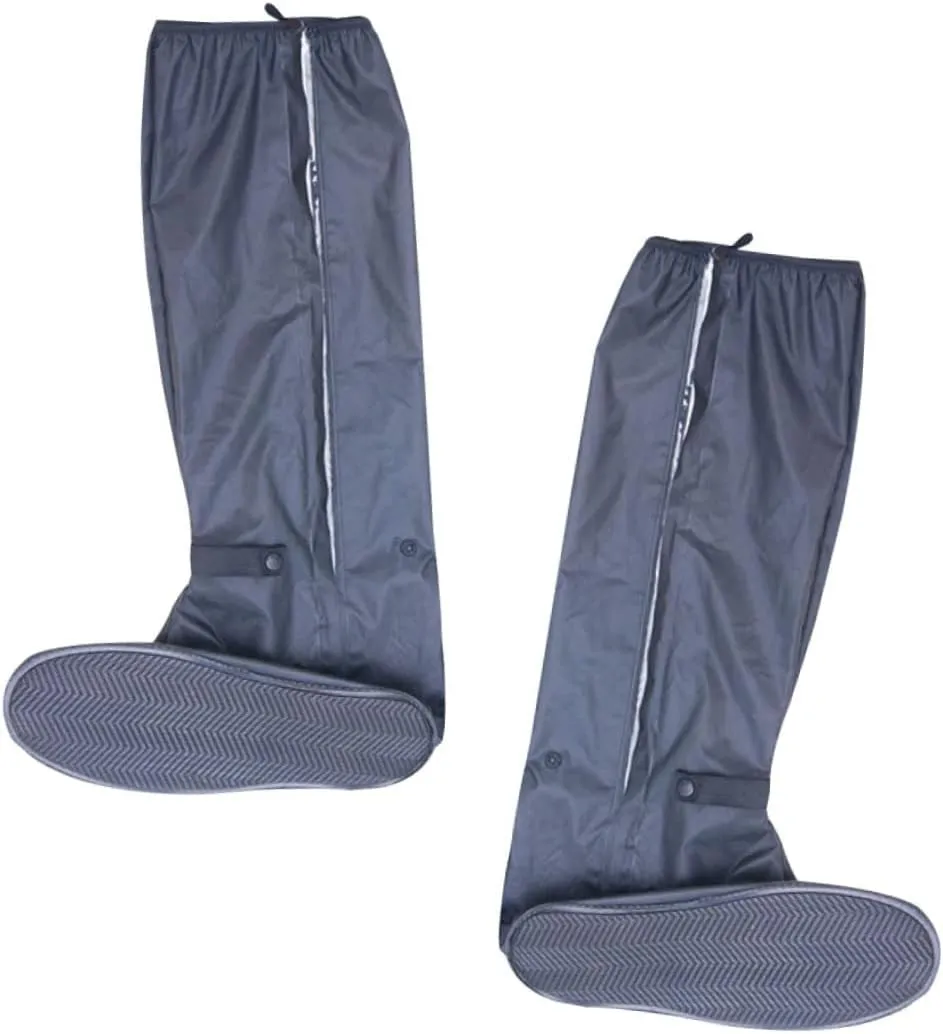 1 pair Reusable Shoe Covers Wear Resistant Thickened Rainproof Overshoes Running Work Contractors Keep Floors Carpets Clean