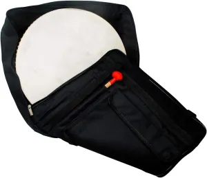 16 Inch Percussion Buffalo Tambourine Hand Drum Padded Case by Trademark Innovations (DRUM NOT INCLUDED)