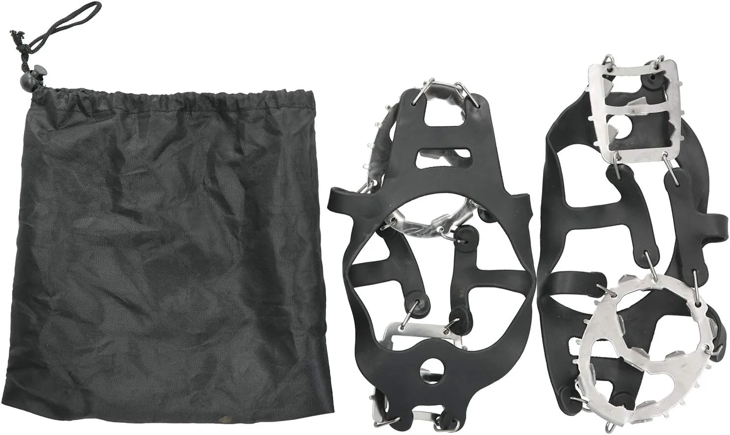 18 Teeth Crampons Lightweight Snowshoe Grips Cleats for Outdoor Climbing Snow Walking