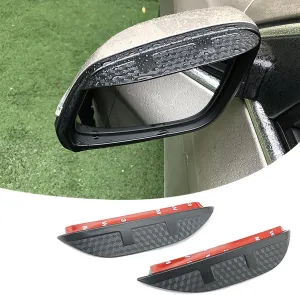 2 Pcs Compatible with Honda Step Wgn 2022 UP, Car Rearview Mirror Rain Eyebrow Shield Car Rearview Side Snow Sun Visor Rain Cover Carbon Fiber Look