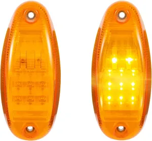 2 PCS LED Side Marker Light Turn Signal Light Truck Amber lamp Assembly Fits for International Prostar Longstar 2008-2014 2710010020 3889264C91