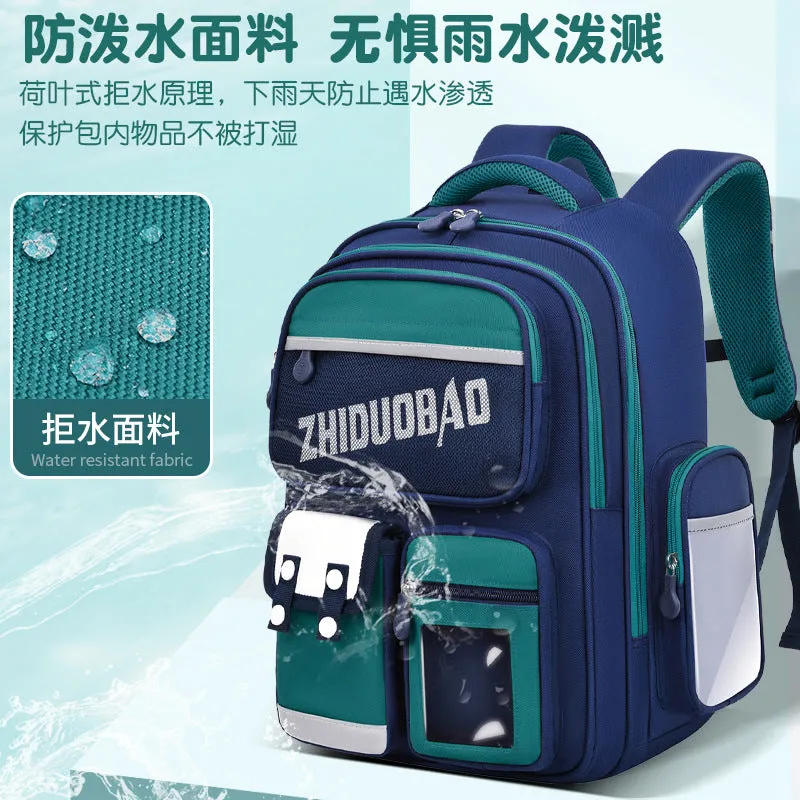 2023 Waterproof School Bag for Grade 1–6 Kids