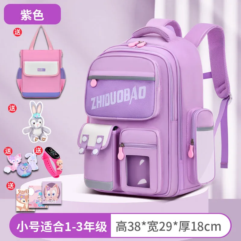 2023 Waterproof School Bag for Grade 1–6 Kids