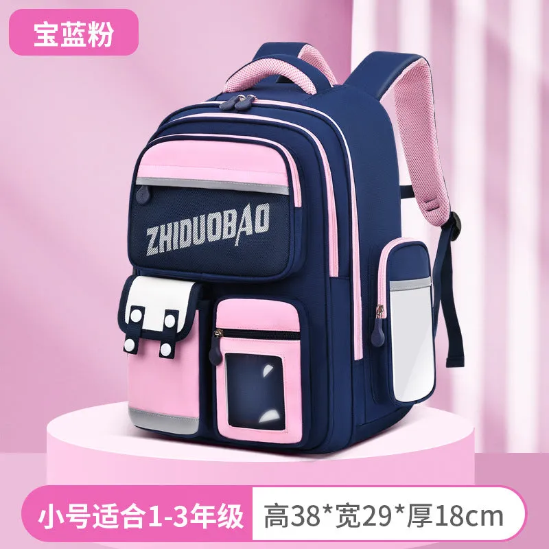 2023 Waterproof School Bag for Grade 1–6 Kids