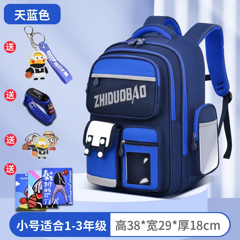 2023 Waterproof School Bag for Grade 1–6 Kids