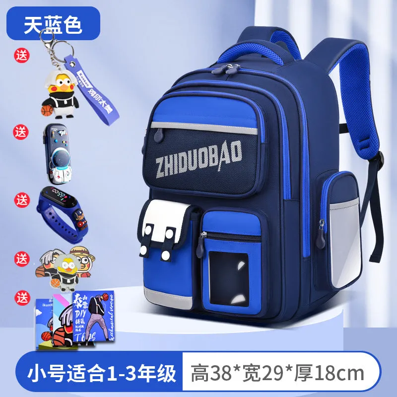 2023 Waterproof School Bag for Grade 1–6 Kids