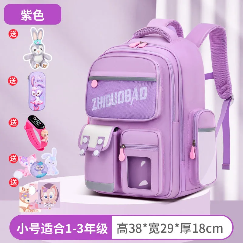 2023 Waterproof School Bag for Grade 1–6 Kids