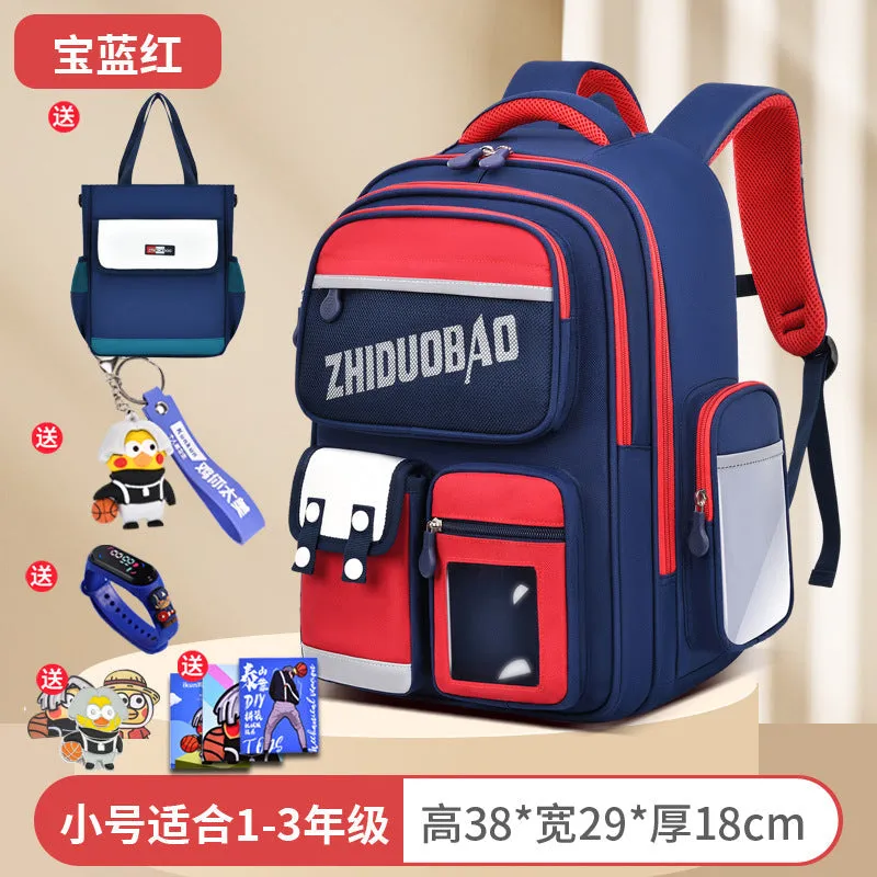2023 Waterproof School Bag for Grade 1–6 Kids