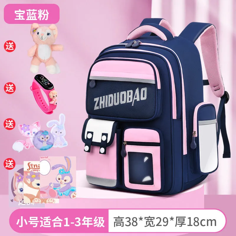 2023 Waterproof School Bag for Grade 1–6 Kids
