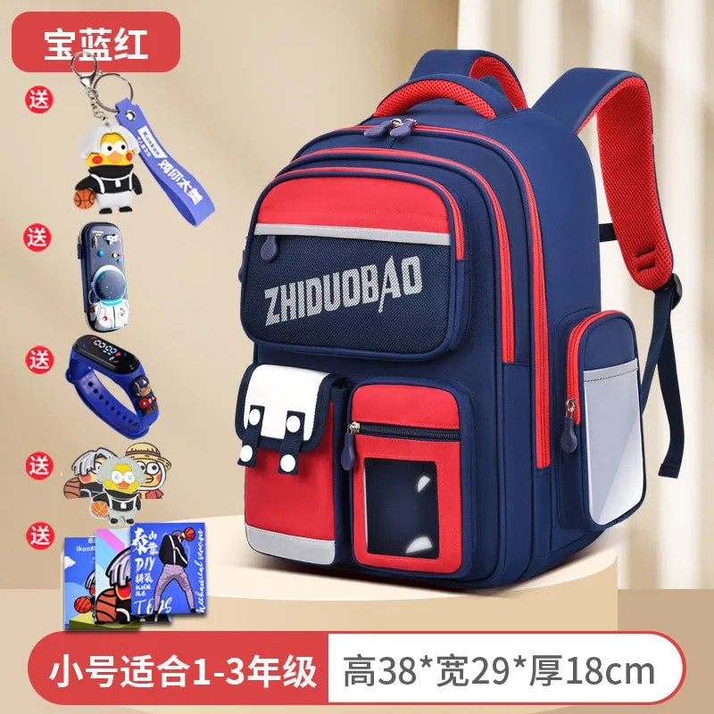 2023 Waterproof School Bag for Grade 1–6 Kids
