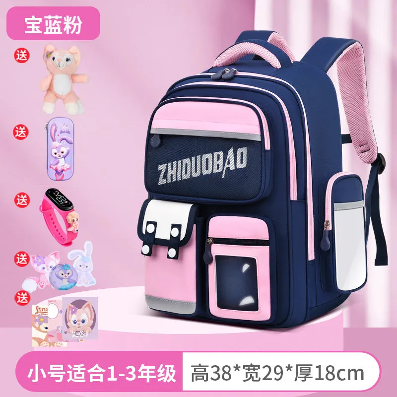 2023 Waterproof School Bag for Grade 1–6 Kids