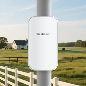 2025 Outdoor WiFi Extender,Dual-Band AC1200,IP65 Weatherproof Rating,Designed to Withstand Adverse Weather Conditions Including Rain, Snow,Covers Up to Least 3440 Sq. ft and 30 Devices