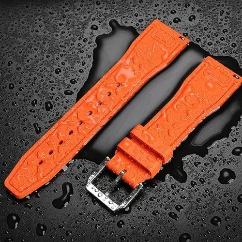 20mm 21mm 22mm for IWC Fluoro Rubber Watch Strap Quick Release Pilot AMG Petronas F1 Team Waterproof Sports Bracelet Watchband