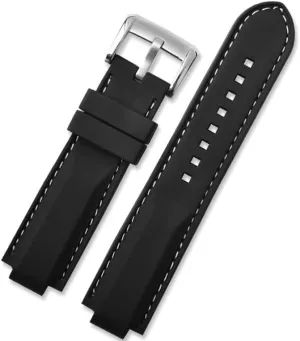 22mm Silicon Watchband forTudor PELAGOS Series 25500TN 25600TN Black Waterproof Rubber Dedicated Lug Watch Belt