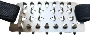 3X 2Pcs Ice Traction Cleat Crampons Cleats Anti Slip for Outdoor Climbing Snow Walking