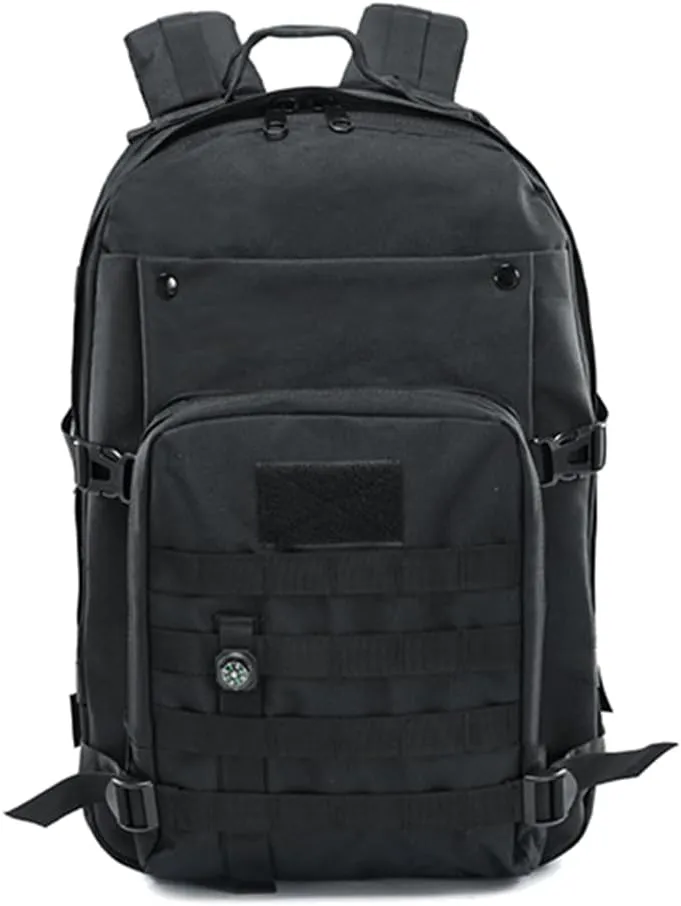 40L Military Tactical Backpack with Compass Army Molle Bag Backpacks for Men Women Hiking Travel Rucksack