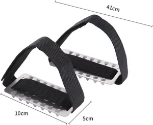 4X Crampon Traction Cleats Antiskid Traction Cleats Crampons Spikes for Walking, Hiking, Mountaineering Ice Snow Grips