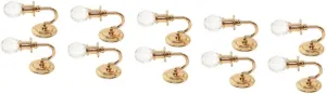 5 Pairs Miniature Wall Light Decor Doll House Scene Accessory Miniature Scene Wall Light