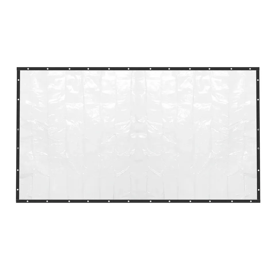 8 * 20 FT Waterproof Commercial Grade PVC Clear Awning Clear Tarp Medium Duty Waterproof New Material Tarp Cover Clear Tarps