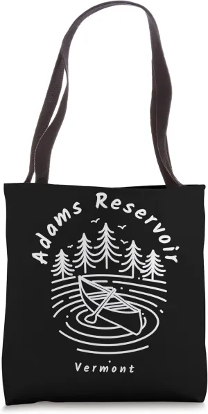 Adams Reservoir Vermont Tote Bag