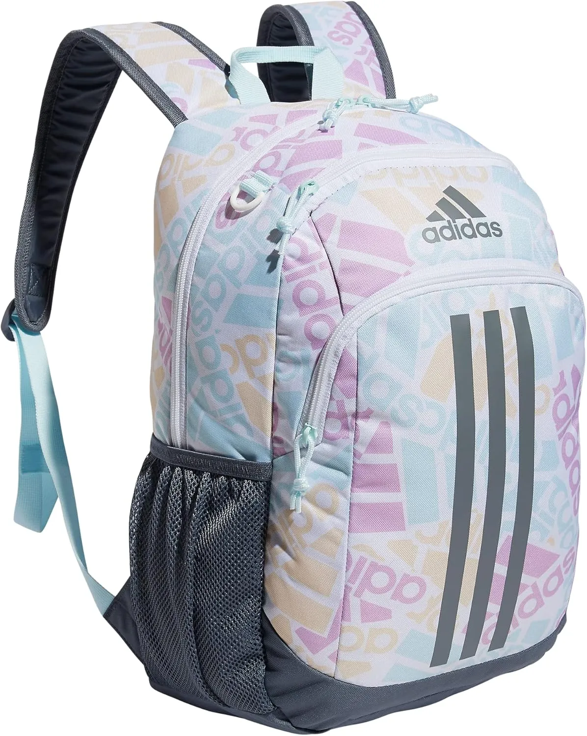 adidas Creator Backpack Discontinued, Adi Multi Collage/Onix Grey/Almost Blue, One Size