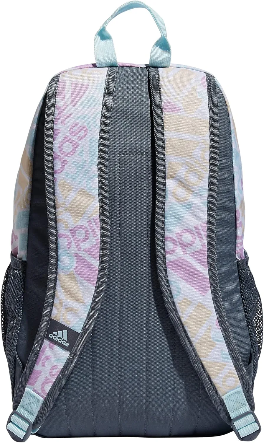 adidas Creator Backpack Discontinued, Adi Multi Collage/Onix Grey/Almost Blue, One Size