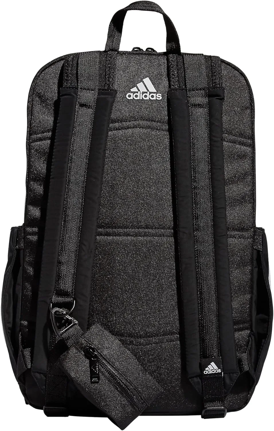 adidas Iconic 3 Stripe Backpack, Black/White, One Size