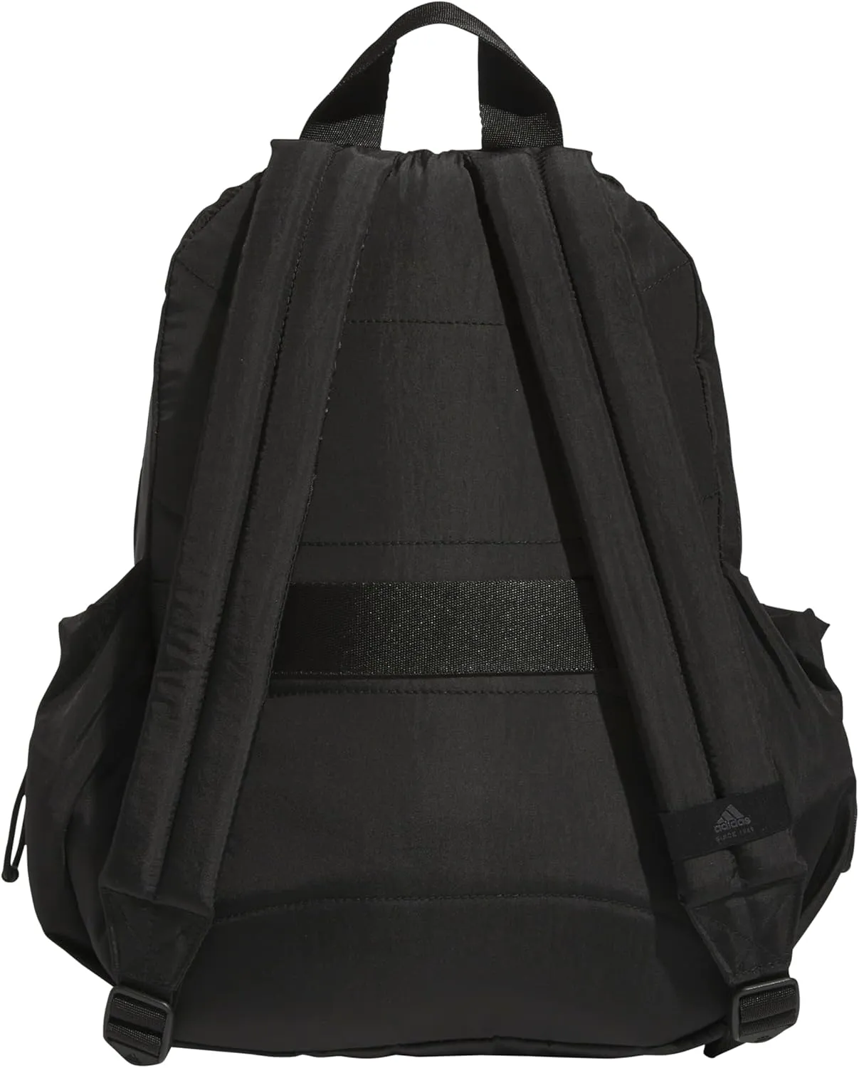adidas Weekender Mini Backpack for Women and Men, Small Fashion Bag with Laptop Sleeve, Black, One Size