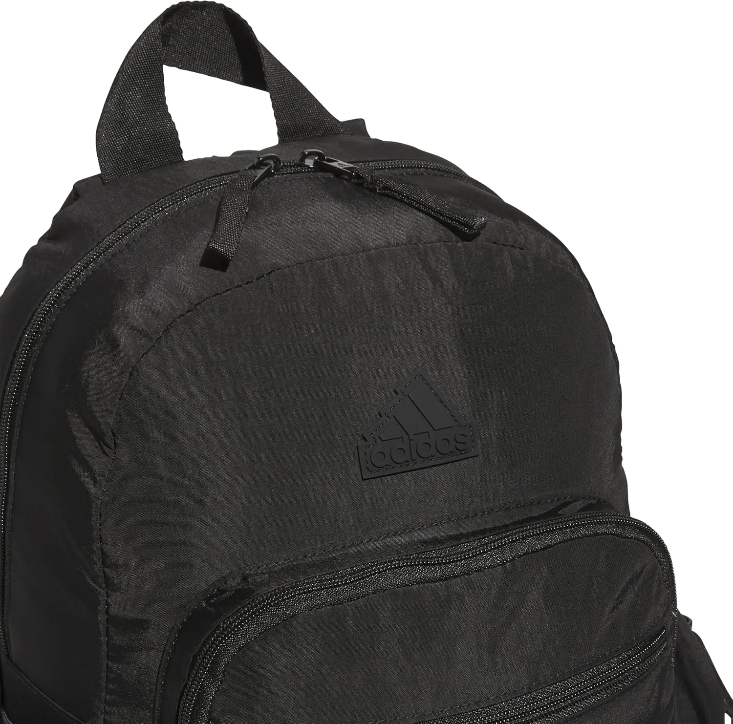 adidas Weekender Mini Backpack for Women and Men, Small Fashion Bag with Laptop Sleeve, Black, One Size