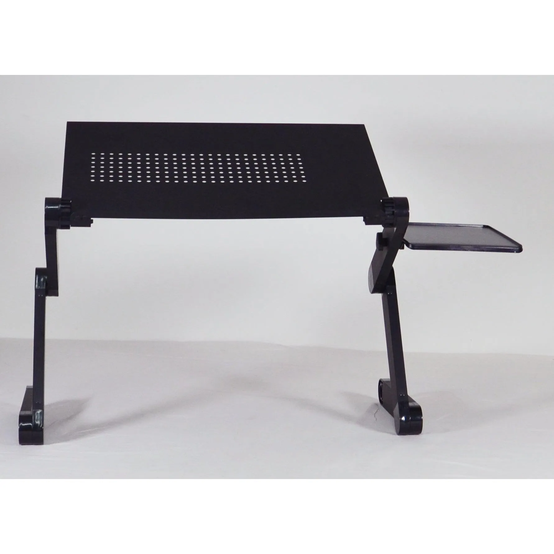 Adjustable & Portable Vented Laptop Desk - Black