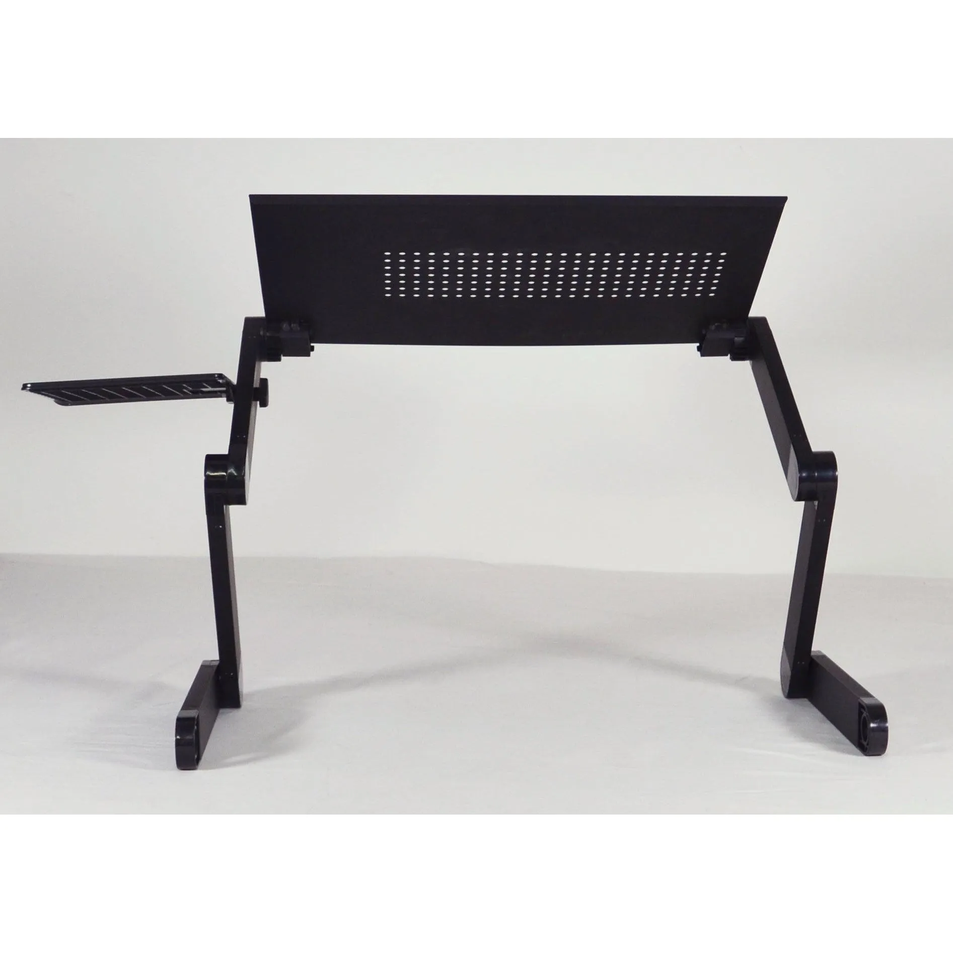 Adjustable & Portable Vented Laptop Desk - Black