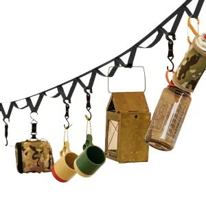 Adjustable Outdoor Hanging Rope for Camping and Backpacking