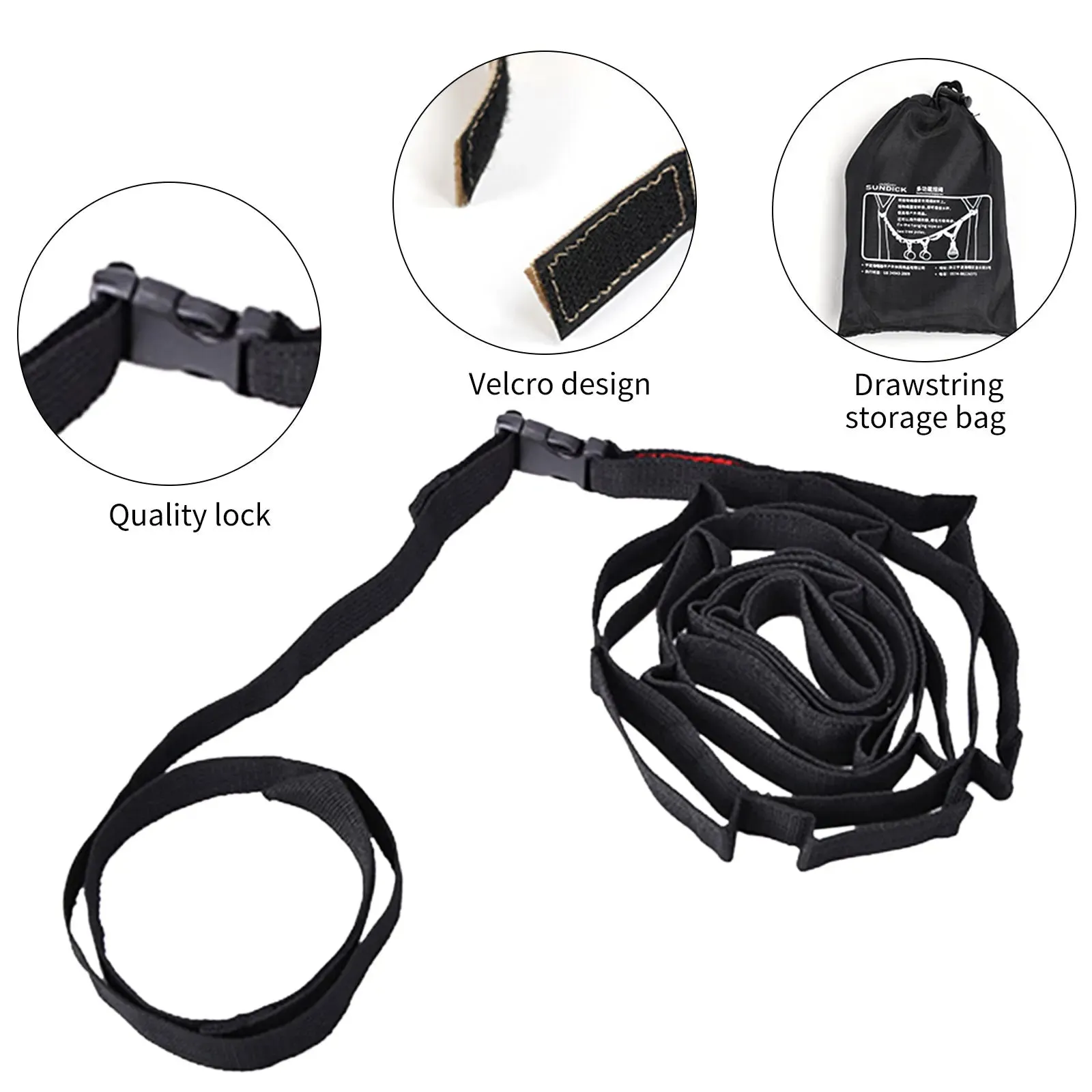 Adjustable Outdoor Hanging Rope for Camping and Backpacking