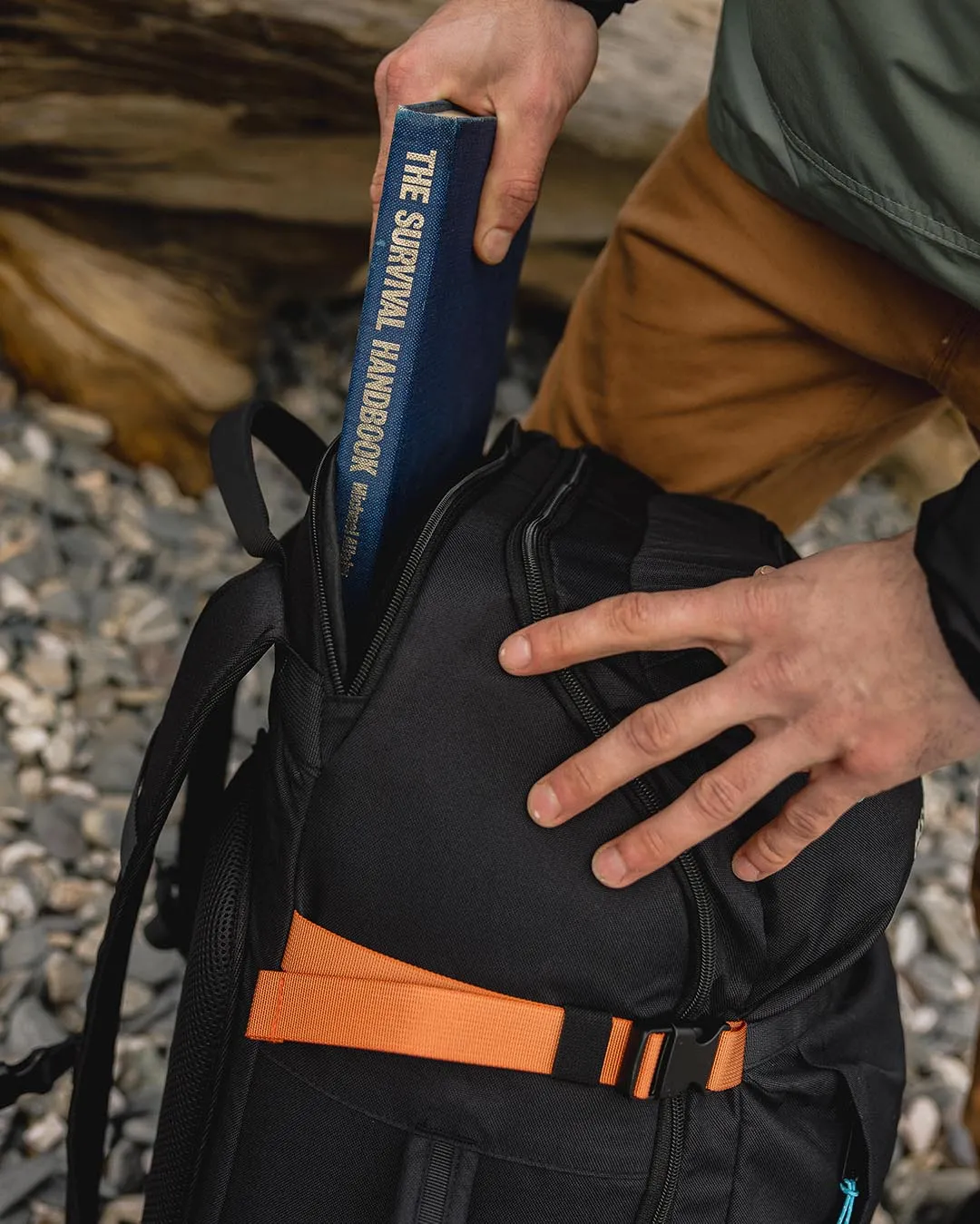 Adventurer 55 Liter Recycled Backpack - Black