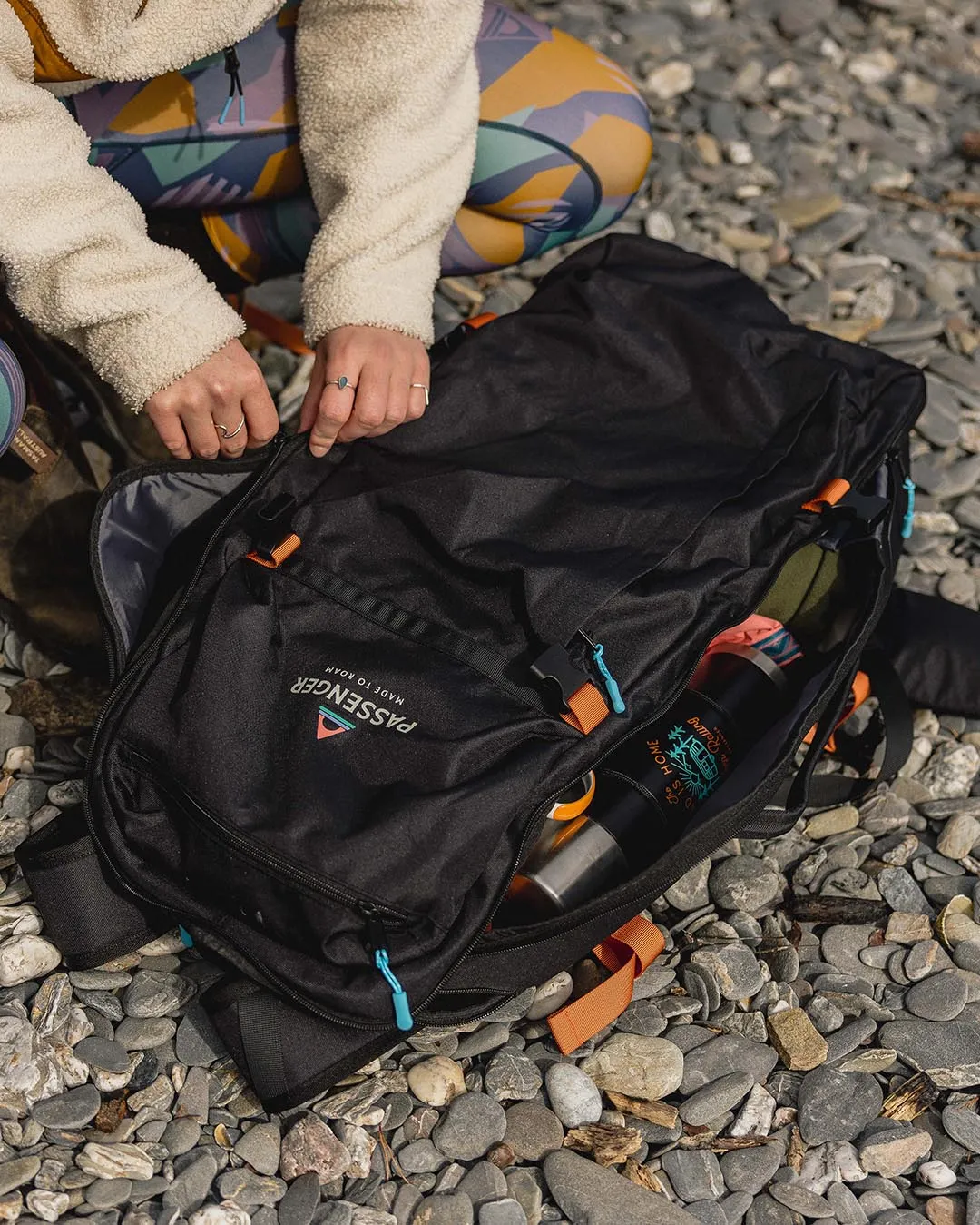Adventurer 55 Liter Recycled Backpack - Black