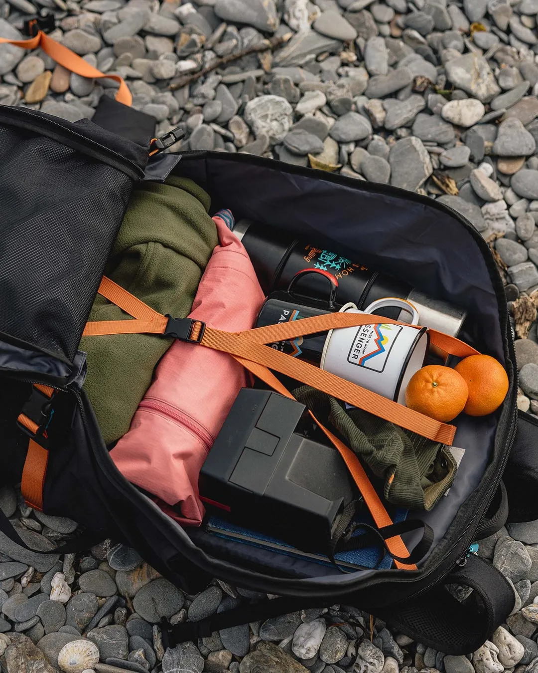 Adventurer 55 Liter Recycled Backpack - Black