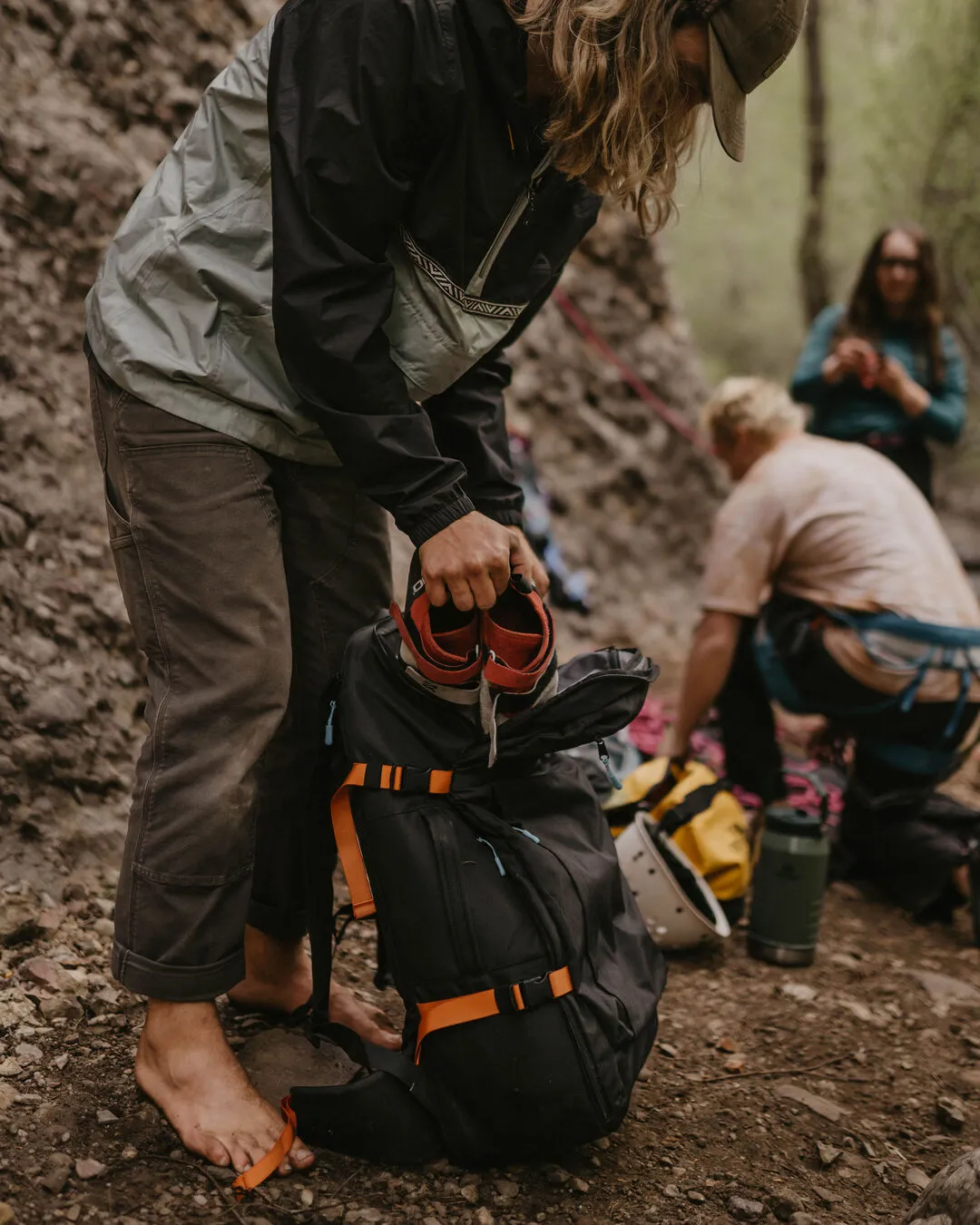 Adventurer 55 Liter Recycled Backpack - Black