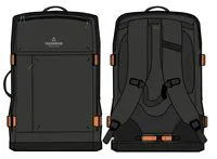 Adventurer 55 Liter Recycled Backpack - Black