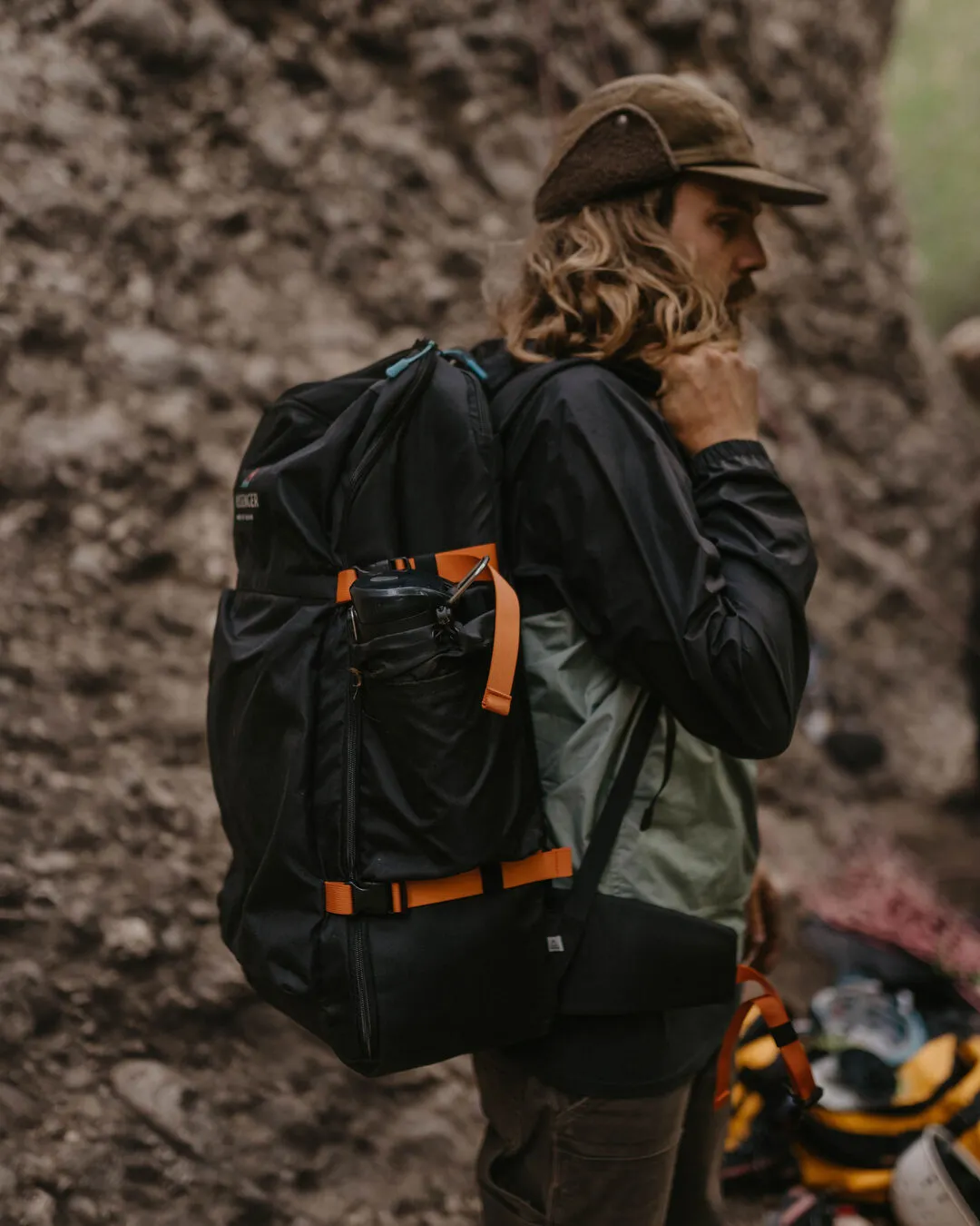 Adventurer 55 Liter Recycled Backpack - Black
