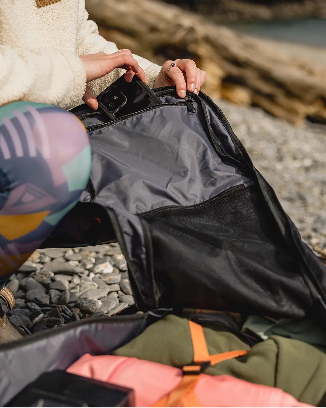 Adventurer 55 Liter Recycled Backpack - Black
