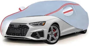 All Weather Waterproof car Cover for AudiA3 Cabrio 2012-2016,Zipper Cotton Universal, All-Weather UV Protection, Snow Proof, Wind Proof, dust Proof