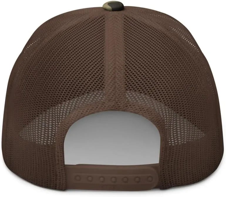 ALO Airport Hat (Embroidered Camouflage Trucker Cap) Flying to Waterloo Airport Gift