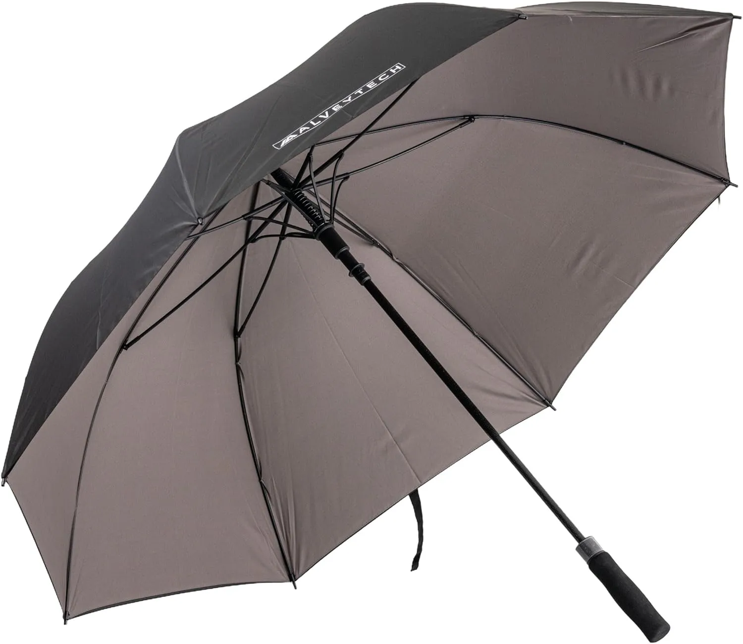 AlveyTech Golf Umbrella - Durable Rainproof Fabric Parasol Cover with Foam Handle, Fast Acting Button and Strap, Weather Protection for Mobility Scooters, Power Chair Umbrella Holders