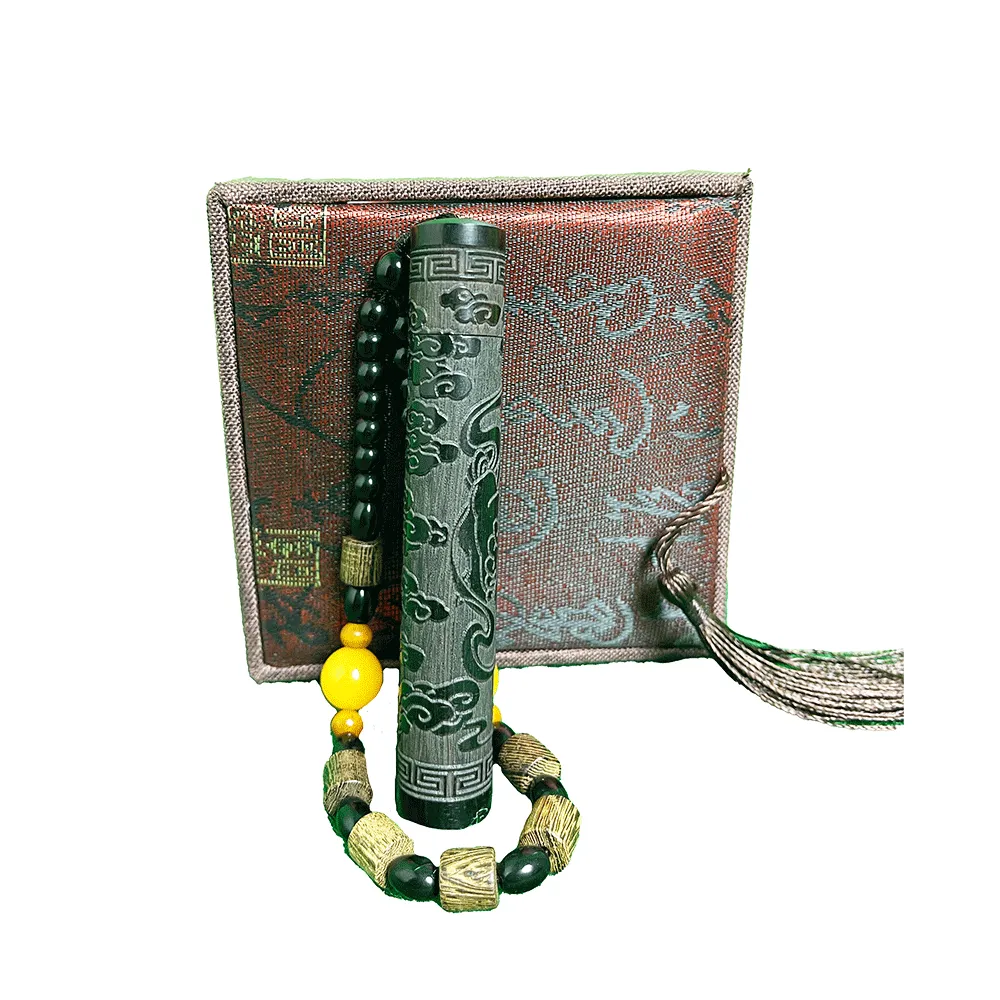 Amber USB Electronic Dragon Pattern Lighter