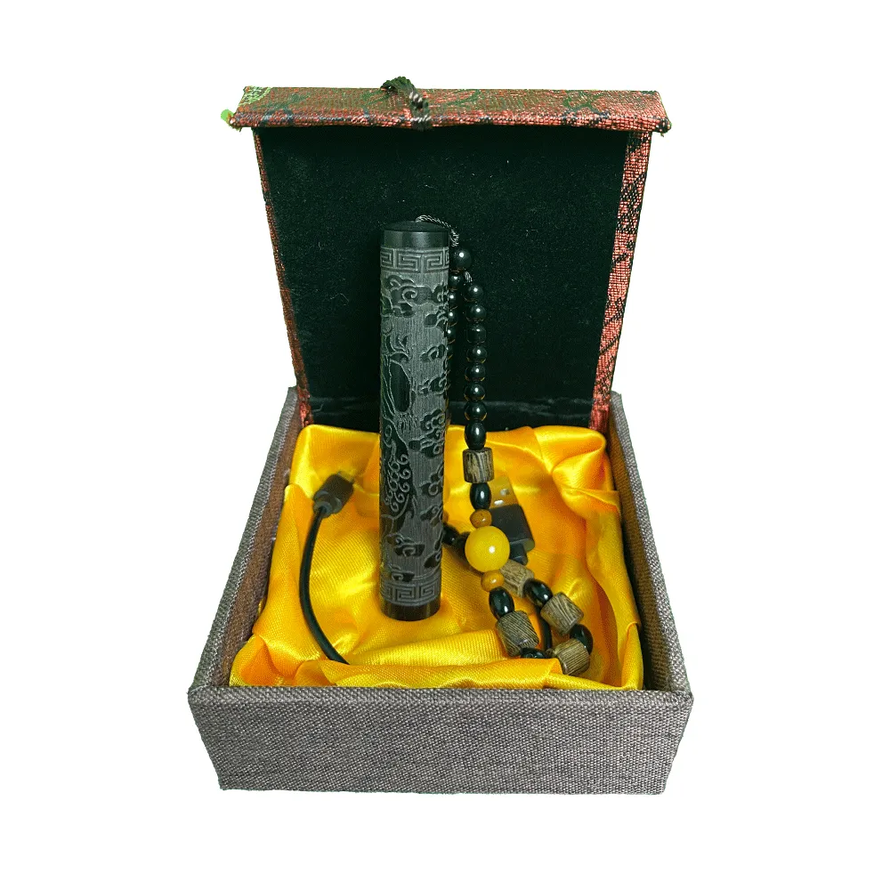 Amber USB Electronic Dragon Pattern Lighter