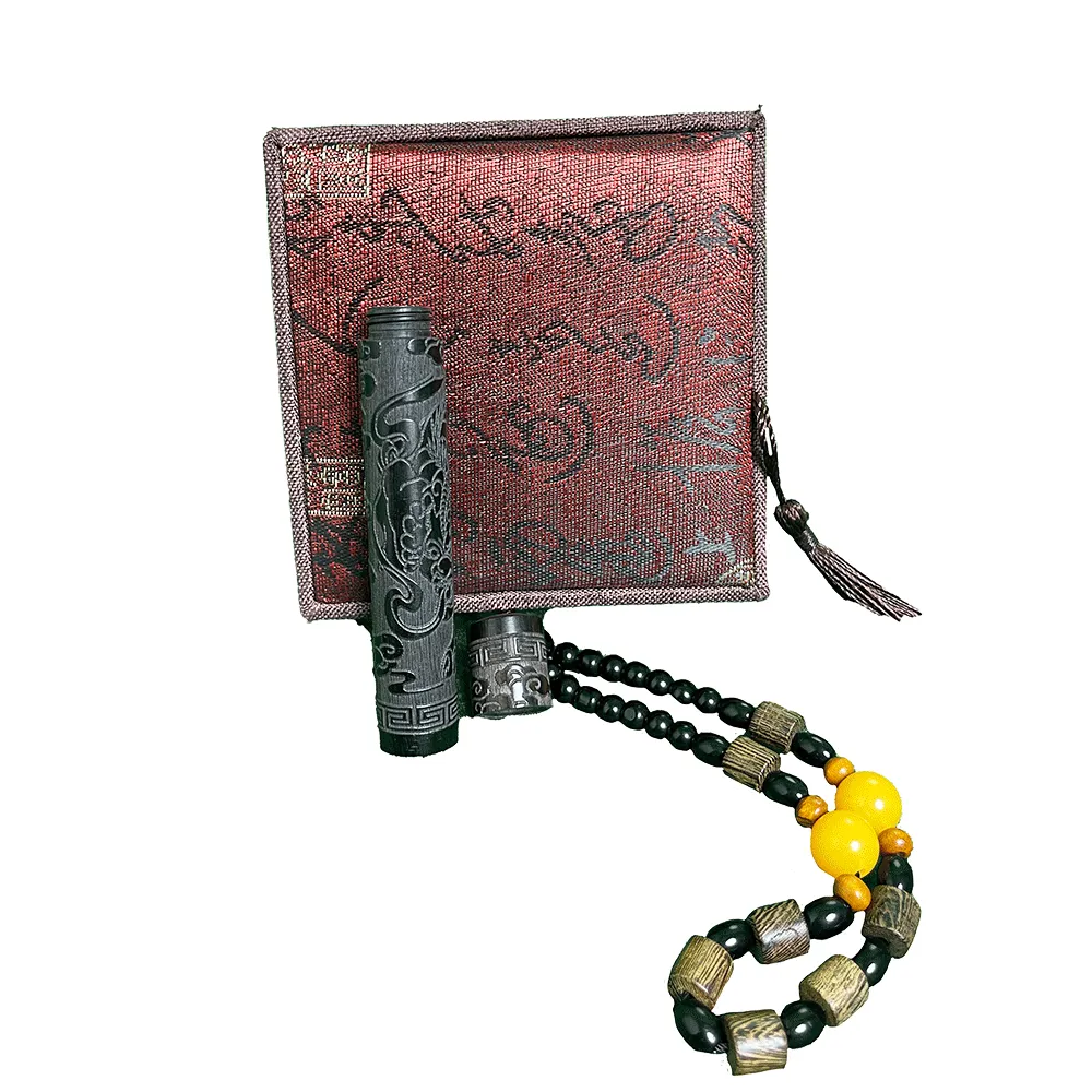 Amber USB Electronic Dragon Pattern Lighter