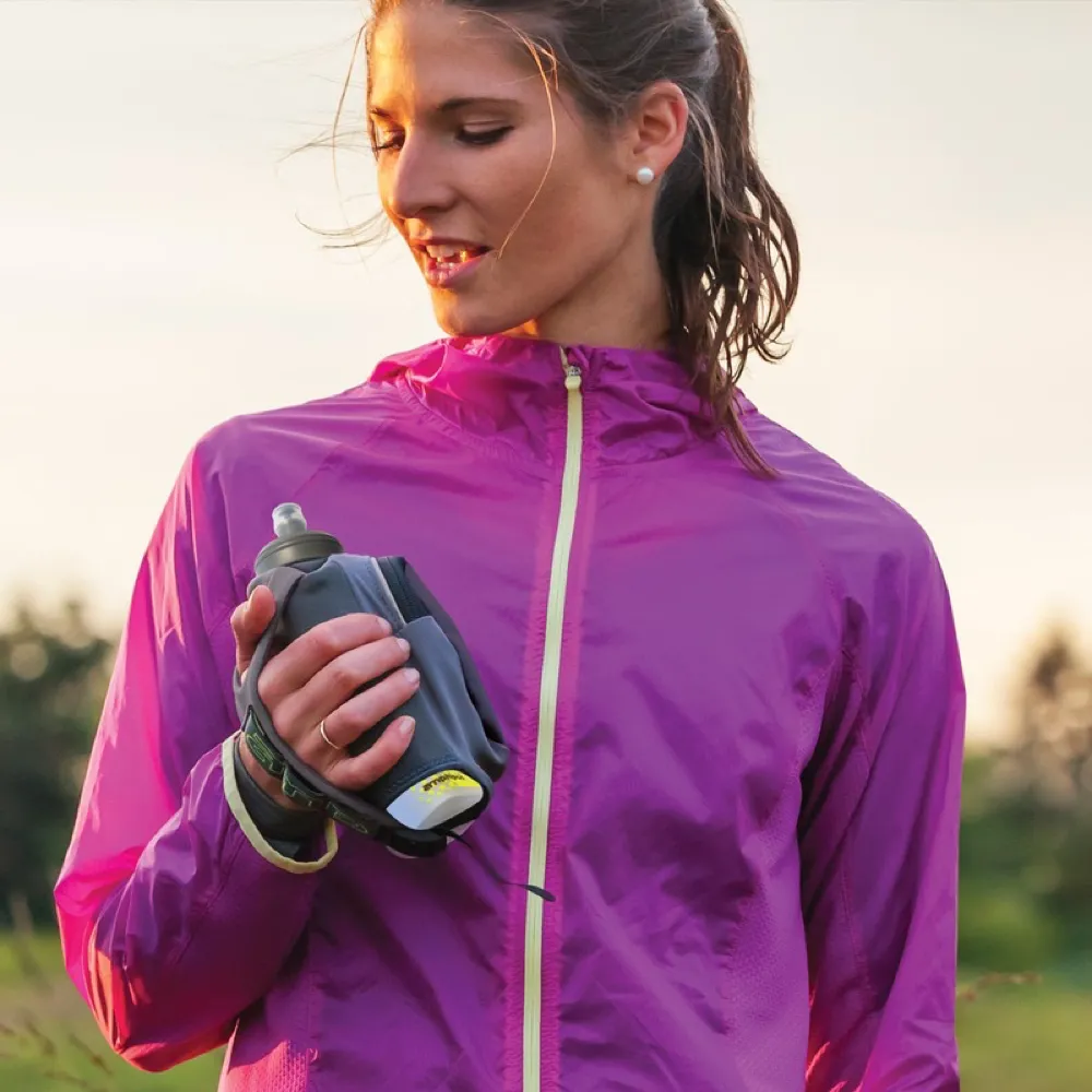 Amphipod Hydraform Soft-Tech Handheld 20 oz. Bottle in Charcoal/Gray